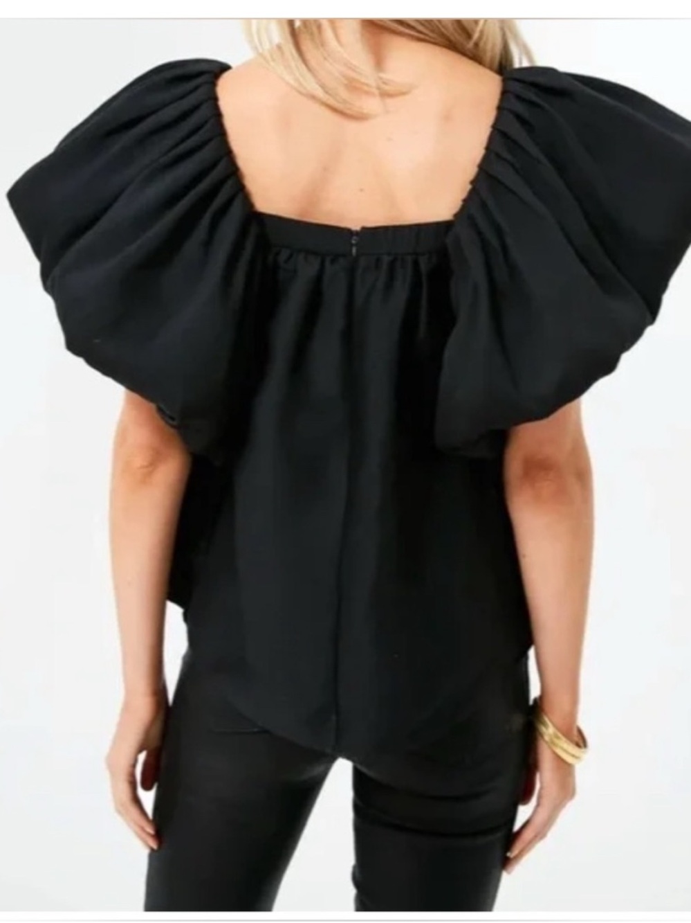 Tuckernuck Black Brooke Blouse - Picture 4 of 9